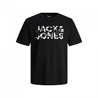 [해외]잭앤존스 반팔 O넥 티셔츠 Jeff Corp 로고 140450959 Black / Detail Flower