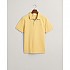 [해외]간트 Reg Contrast Pique 반팔 폴로 셔츠 140565941 Dusty Yellow