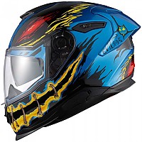 [해외]넥스 풀페이스 헬멧 Y.100R Night Rider 9140464439 Sky Blue