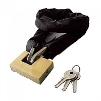 [해외]URBAN SECURITY 체인 잠금 맹꽁이 자물쇠 100+REC-70 9140512437 Black / Gold