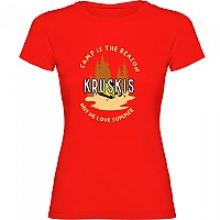 [해외]KRUSKIS Camp Is The Reason 반팔 티셔츠 4140578434 Red