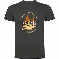 [해외]KRUSKIS Camp Is The Reason 반팔 티셔츠 4140578426 Dark Grey