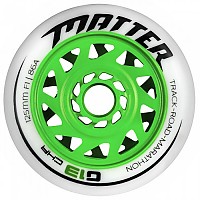 [해외]파워슬라이드 스케이트 바퀴 Matter G13 CHR 14140500677 White / Green