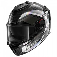 [해외]샤크 스파르탄 GT 프로 Ritmo Carbon 풀페이스 헬멧 9140367331 Carbon / Iridescent Anthracite