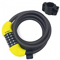 [해외]URBAN SECURITY 케이블 잠금 장치 UR454L 9140512736 Black / Yellow