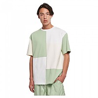 [해외]STARTER Patchwork Oversize 반팔 티셔츠 139829528 Vintage Green / Pale White / White