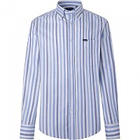 [해외]FA?ONNABLE Awning Oxford 긴팔 셔츠 140474736 Multicolor Blue
