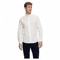 [해외]SELECTED 긴 소매 셔츠 Slimrick-Poplin 140557451 White