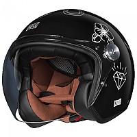 [해외]넥스 오픈 페이스 헬멧 X.G30 Tattoo 9140464369 Black / White