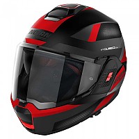 [해외]놀란 컨버터블 헬멧 N120-1 Subway N-COM 9140469177 Flat Black / Red