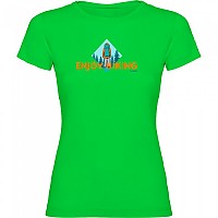 [해외]KRUSKIS Enjoy 하이킹 반팔 티셔츠 4140613830 Light Green