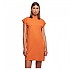 [해외]URBAN CLASSICS 반팔 짧은 드레스 Extended Shoulder 139829664 Vintage Orange