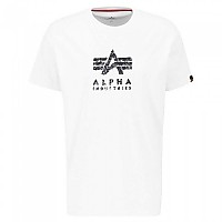 [해외]알파 인더스트리 Grunge 로고 T 반팔 티셔츠 140589499 White