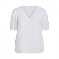 [해외]VILA EVOKED Lucia 3/4 소매 입력 목 티셔츠 140557521 Bright White