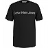 [해외]캘빈클라인 JEANS 반팔 티셔츠 Institutional 로고 15140378582 Black