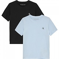 [해외]캘빈클라인 JEANS 반팔 티셔츠 Monogram 2 단위 15140378592 Keepsake Blue / Black