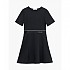 [해외]캘빈클라인 JEANS 반팔 짧은 드레스 Punto 로고 Tape 15140378597 Black