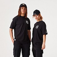 [해외]뉴에라 MLB Essentials LC OS New York Yankees 반팔 티셔츠 139860493 Black