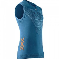 [해외]엑스 바이오닉 Twyce Run 민소매 티셔츠 6140540416 Mineral Blue / Orange