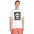 [해외]팀버랜드 Stack 로고 반팔 티셔츠 140594708 White / Black