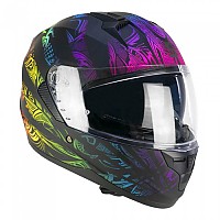 [해외]SKA-P 풀페이스 헬멧 3MHA Speeder 레인bow 9140617074 Black / Green / Matt Red