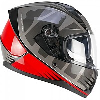 [해외]SKA-P 풀페이스 헬멧 3MHA Speeder Sport 9140617075 Grey / Red
