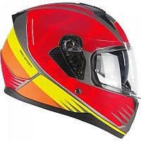 [해외]SKA-P 풀페이스 헬멧 3MHA Speeder Sport 9140617077 Red / Matt Yellow