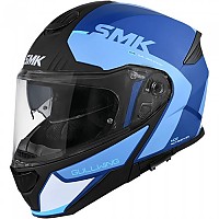 [해외]SMK Gullwing Kresto ECE 22.06 모듈형 헬멧 9140668481 Glossy Blue / Black / White