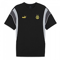 [해외]푸마 Borussia Dortmund Ftblarchive 반팔 티셔츠 3140130668 Black / Cool Mid Gray
