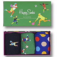 [해외]HAPPY SOCKS 테니스 양말 3 켤레 139803500 Multicolor
