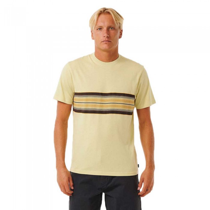 [해외]립컬 Surf Revival Stripe 반팔 티셔츠 140728323 Vintage Yellow