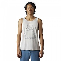 [해외]FOX RACING LFS Caved In 테크 민소매 티셔츠 9140412780 Vintage White