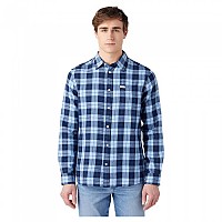[해외]랭글러 긴 소매 셔츠 1 포켓 Regular Fit 140019539 Cerulean Blue