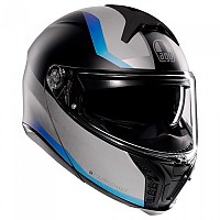 [해외]AGV Tourmodular 모듈형 헬멧 9140462511 Stray Matt Black / Grey / Blue