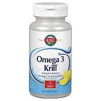 [해외]KAL 필수지방산 Omega 3 Krill 500mg 60 소프트젤 1140178354