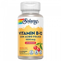 [해외]SOLARAY 비타민 B-12+Folic Acid 1000mcgr 90 단위 6138063287