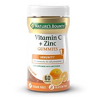 [해외]NATURES BOUNTY 비타민 C + Zinc 60 젤리 6139743818
