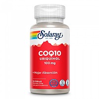 [해외]SOLARAY Ubiquinol CoQ-10 100mgr 30 단위 6138063538 Red