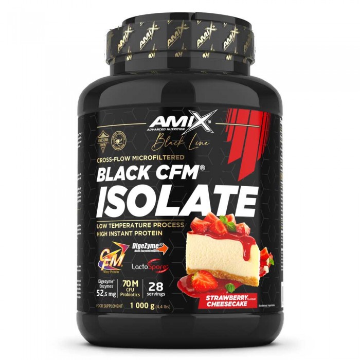 [해외]AMIX 프로틴 딸기 치즈케이크 Black CFM Isolate 1kg 6140602655
