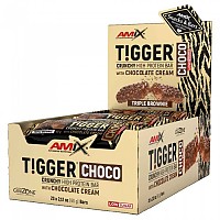 [해외]AMIX 프로틴 바 박스 트리플 브라우니 TiggerZero Choco 60g 20 단위 14140605044