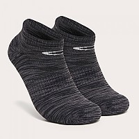 [해외]오클리 APPAREL Ankle Tab 짧은 양말 4140222884 Black/Uniform Grey Hthr