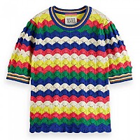 [해외]SCOTCH & SODA 스웨터 Wave Stitch 140616353 Pink Wave Stripe