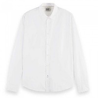 [해외]SCOTCH & SODA 긴 소매 셔츠 Essential Slim Fit 140616742 White