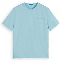 [해외]SCOTCH & SODA Garment Dye 포켓 반팔 티셔츠 140616761 Washed Neon Blue