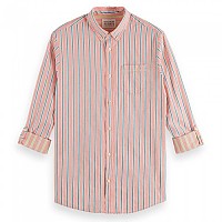 [해외]SCOTCH & SODA 긴 소매 셔츠 Dobby 140710152 Coral Stripe