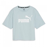 [해외]푸마 Ess Cropped 로고 반팔 티셔츠 7140130752 Turquoise Surf