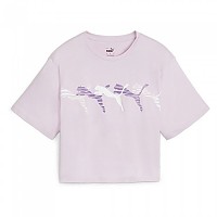 [해외]푸마 Ess+ 로고 Lab 반팔 티셔츠 7140130953 Grape Mist