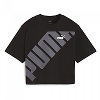 [해외]푸마 파워 Cropped 반팔 티셔츠 140131588 Black