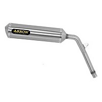 [해외]ARROW Off-로드 Thunder 승인된 알루미늄 혼다 Xl 바라데로 ´01-12 머플러 125 V 9140448789 Silver