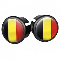 [해외]VELOX 핸들바 플러그 Belgique 1138855938 Black / Yellow / Red